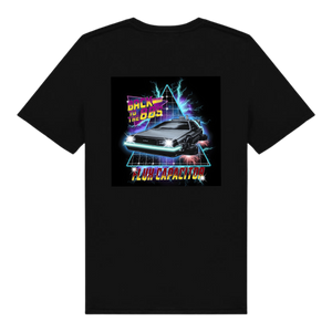 Back To The 80s Flux Capacitor Mock T-Shirt