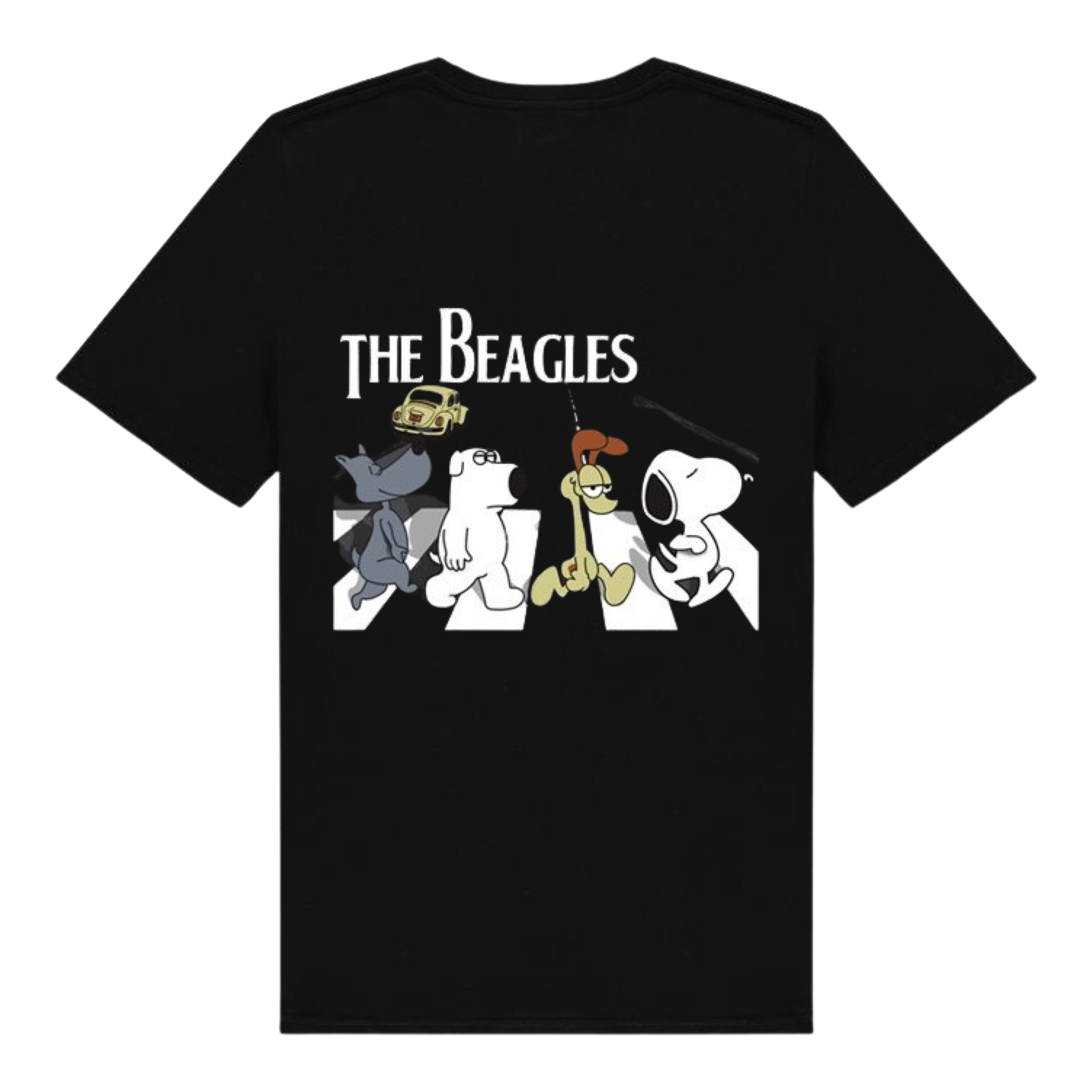 The Beatles Beagles Mock T-Shirt